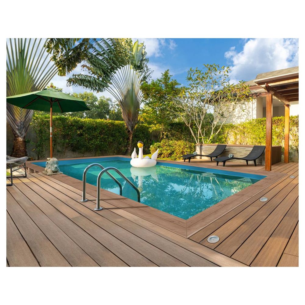 Piscine bois rectangle 