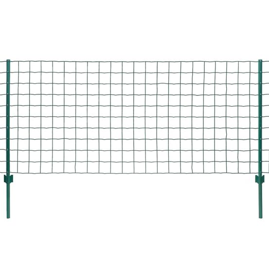 Clôture euro acier 20x0,8 m vert