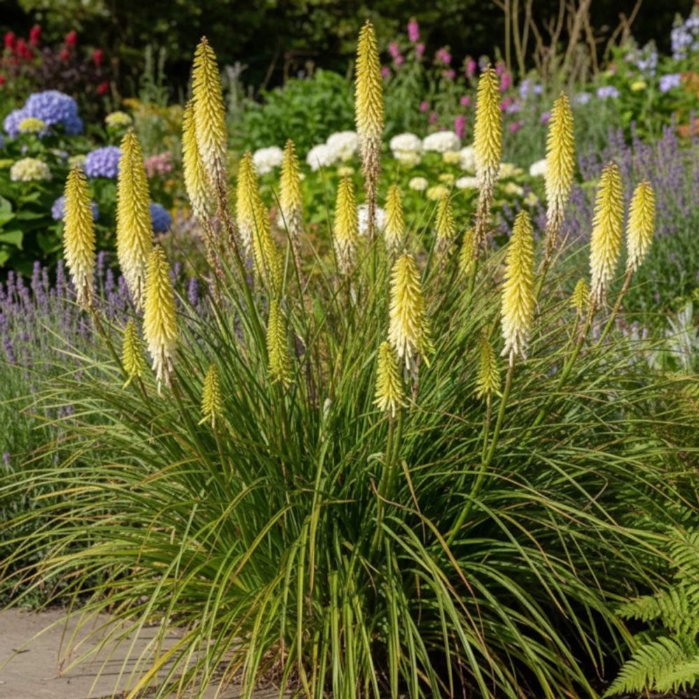 Kniphofia, tison de satan little maid lot de 3 godets