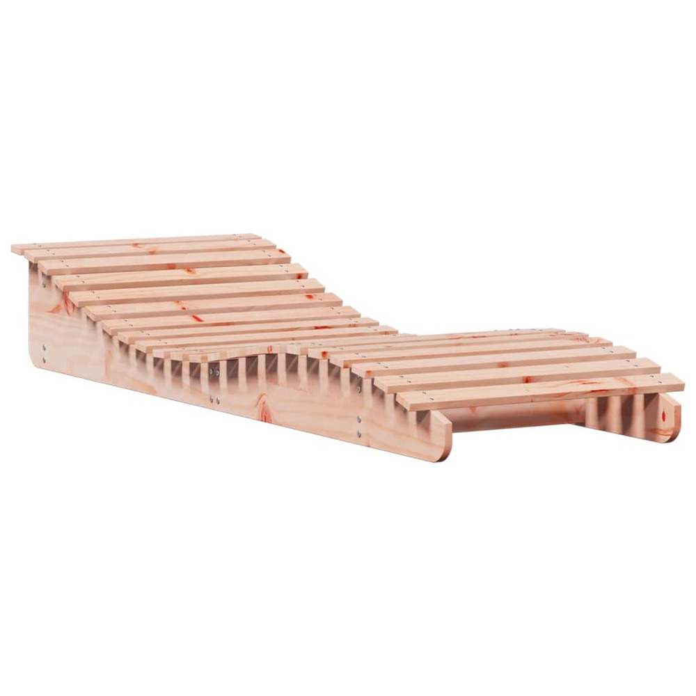 Chaise longue 205x70x31,5 cm bois massif de douglas bain de soleil