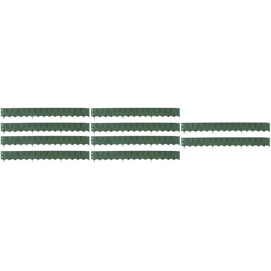 Bordure en polypropylène 116 cm lot de 10