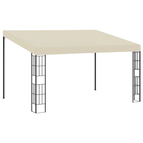Belvédère mural 3x4 m crème tissu