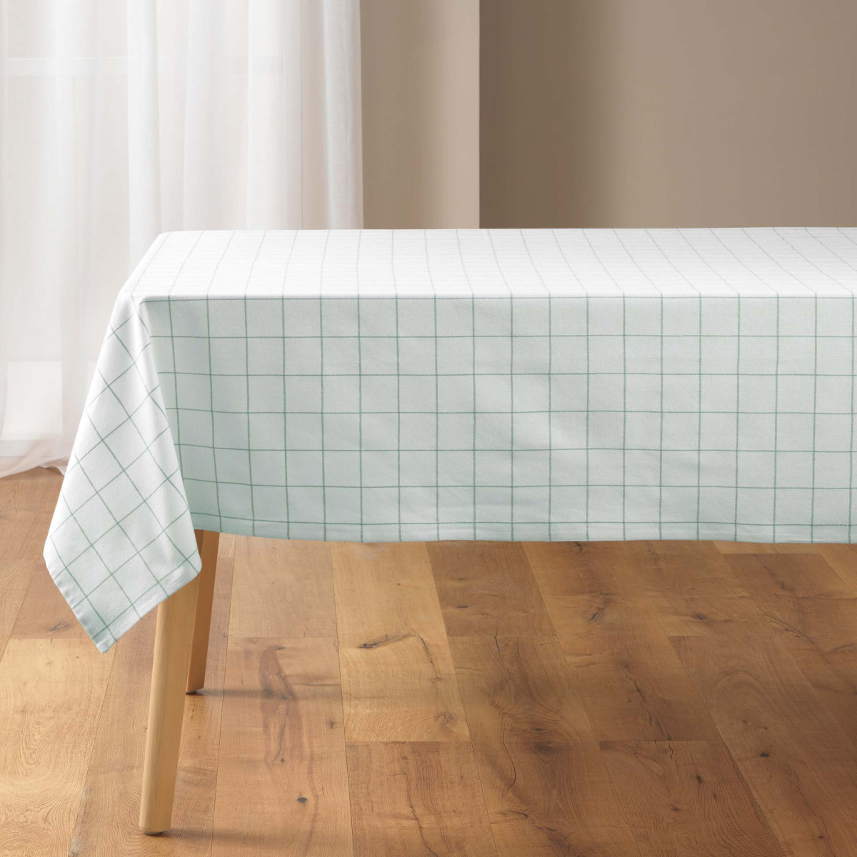 Nappe tissée à carreaux 