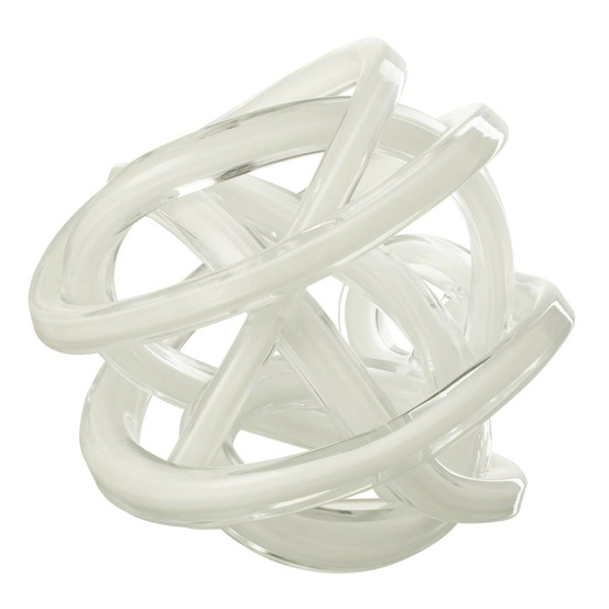 Presse-papier nœud en verre