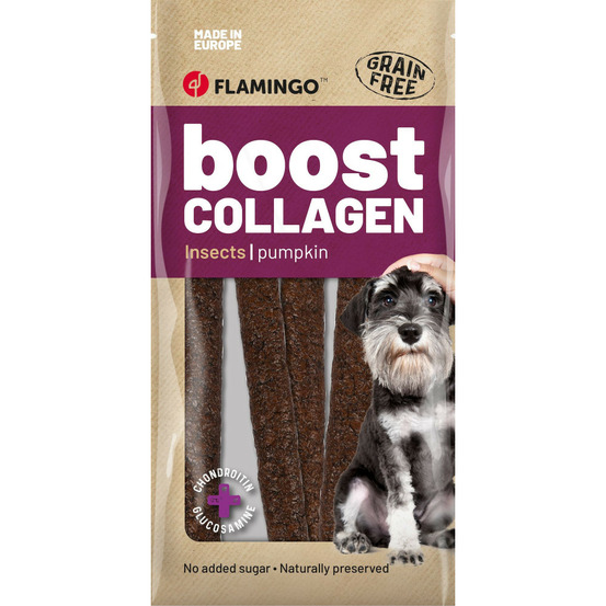 Friandises boost saucisse avec insectes & collagène 600 g pour chien