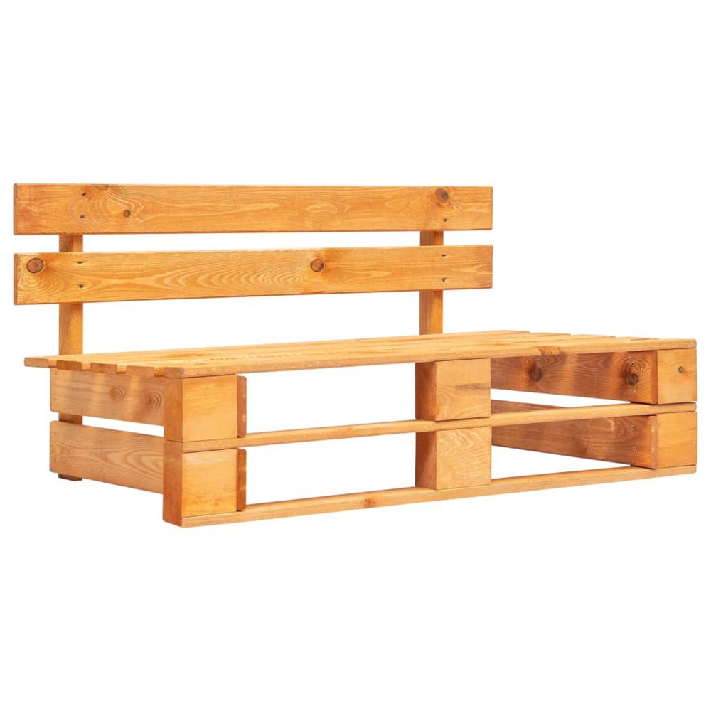BANC PALETTE DE JARDIN BOIS 4-(869875)