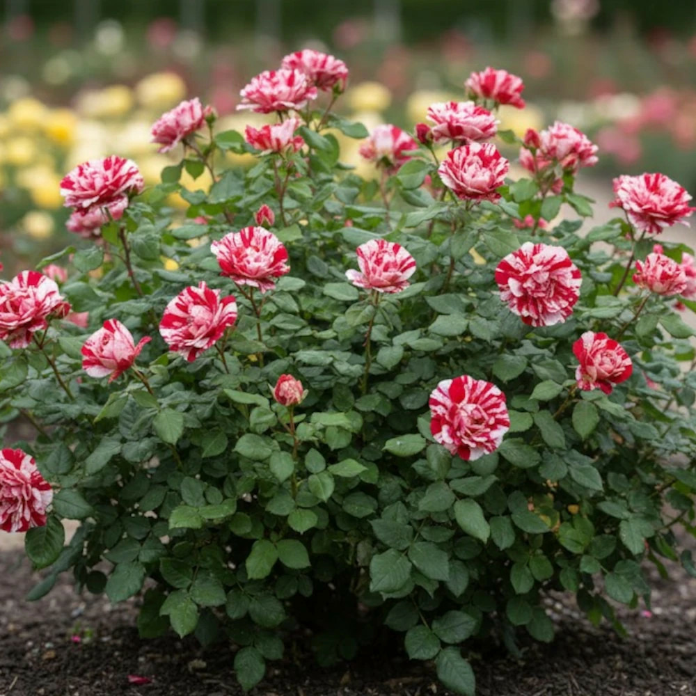 Rosier arbustif scentimental® 'wekplapep' pot de 3l - 20/40 cm