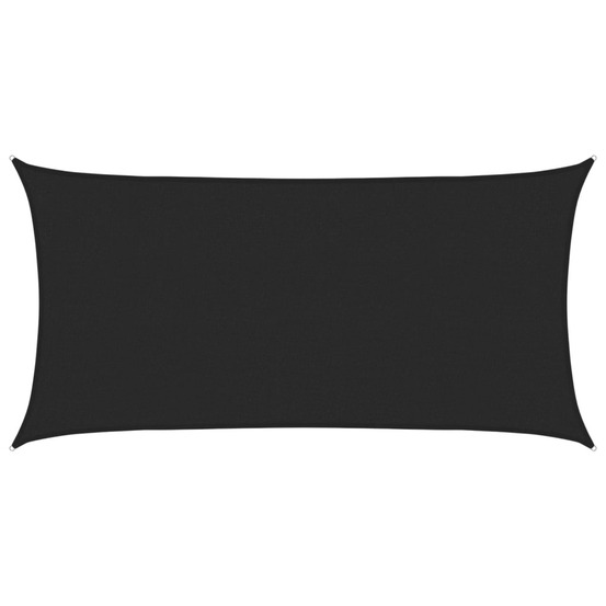 Voile d'ombrage 160 g/m² noir 2x3,5 m pehd