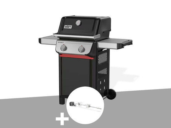 Barbecue à gaz spirit e-210 + rôtissoire