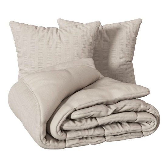 Parure de lit irhia 240x220cm beige