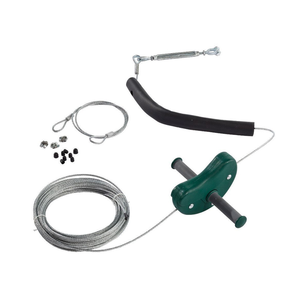 Tyrolienne pour enfant vert