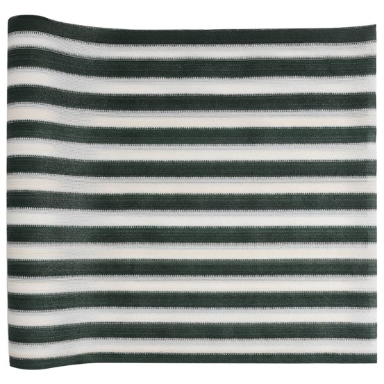 Filet brise-vue vert et blanc 2x25 m pehd 150 g/m²