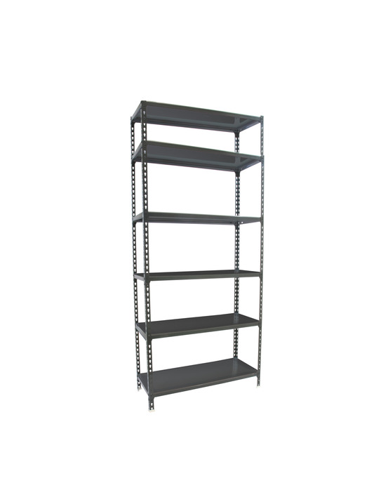 Etagère légère sans vis simonclick superplus 6/500 antracite/antracite antracite 2500x1100x500 - simonrack