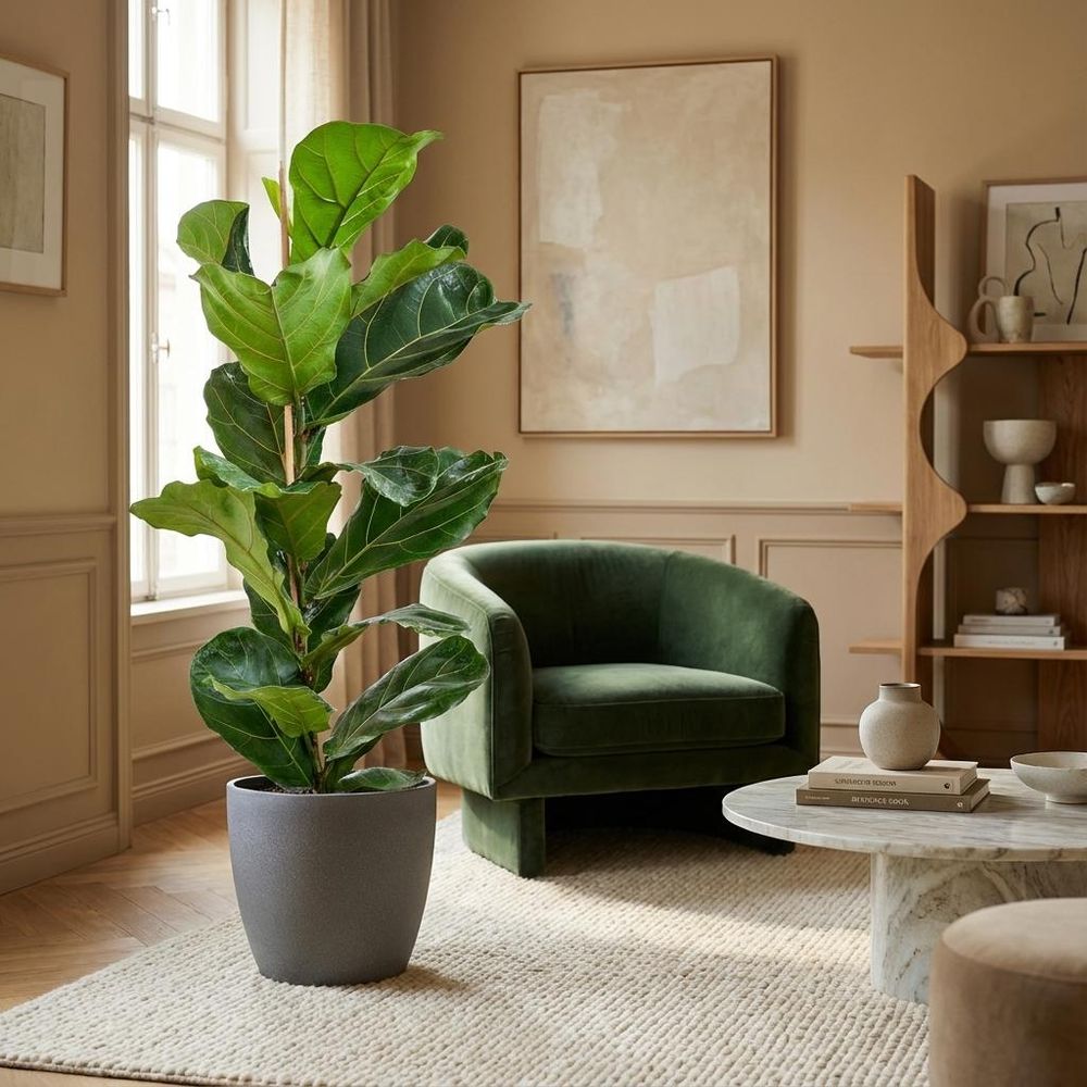 Ficus lyrata - pot de 21cm - hauteur 75 - 85cm