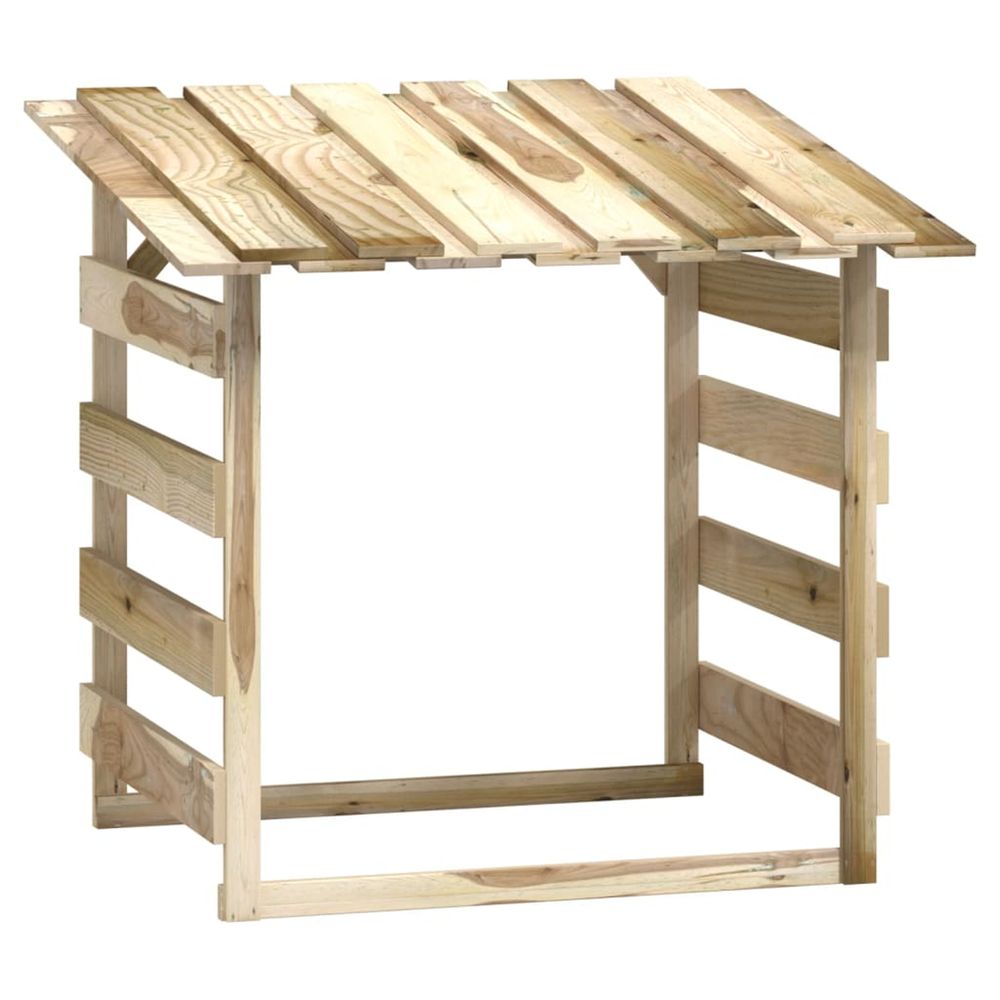 Pergola avec toit 100x90x100 cm bois de pin imprégné