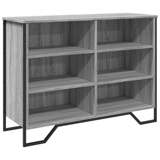 Buffet sonoma gris 101x35,5x74,5 cm bois d'ingénierie