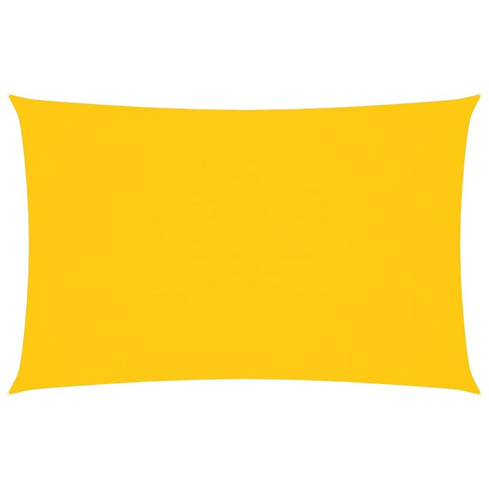 Voile de parasol tissu oxford rectangulaire 2,5x5 m jaune