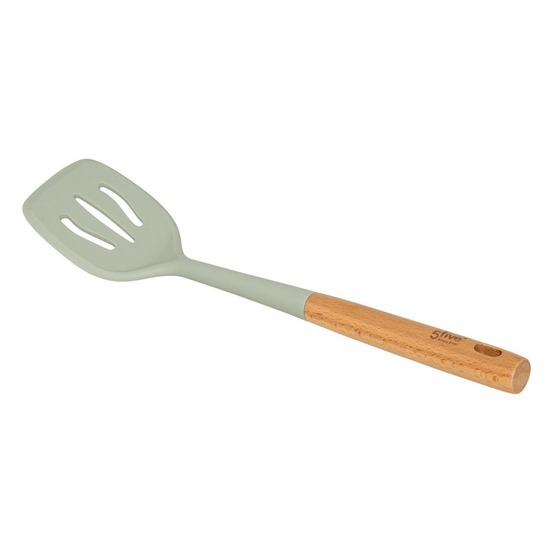 5five - spatule ajourée horizon l7,8cm vert en silicone
