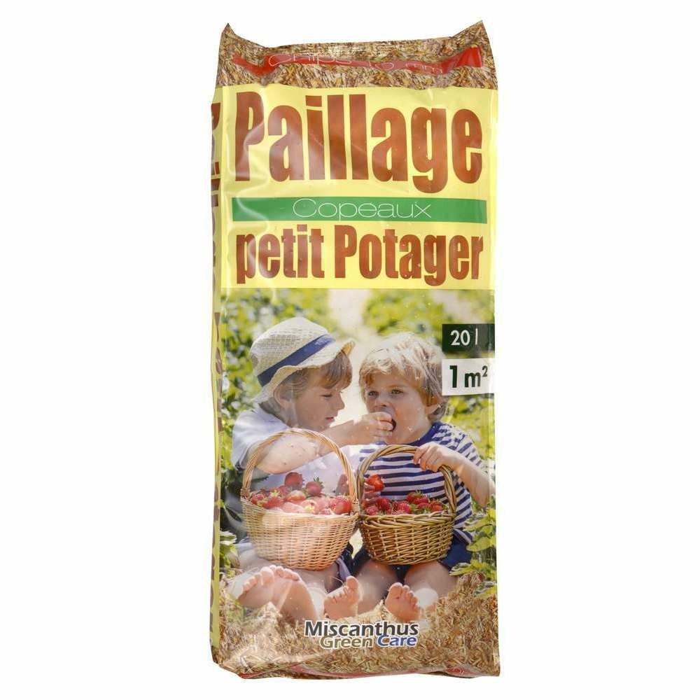 Paillage&#x20;en&#x20;copeaux&#x20;pour&#x20;petit&#x20;potager&#x20;-&#x20;20L