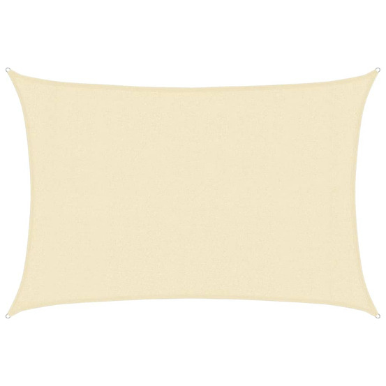Voile d'ombrage 160 g/m² crème 3x5 m pehd