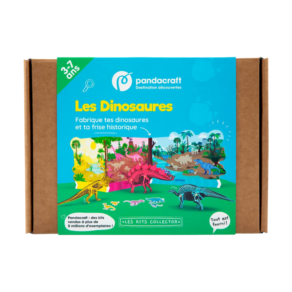Kit pandacraft dinosaures 3-7 ans
