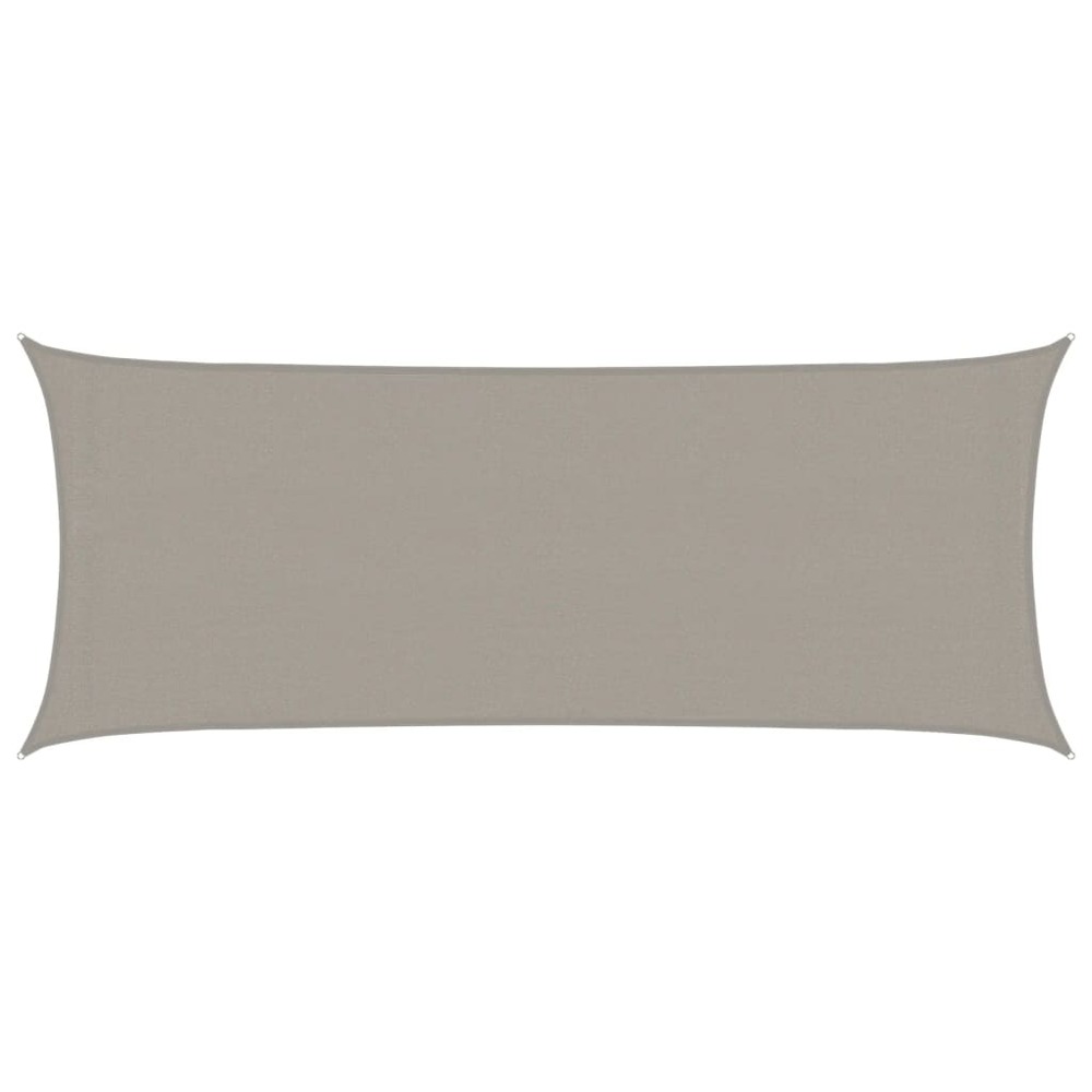 Voile d'ombrage 160 g/m² rectangulaire gris clair 2x5 m pehd