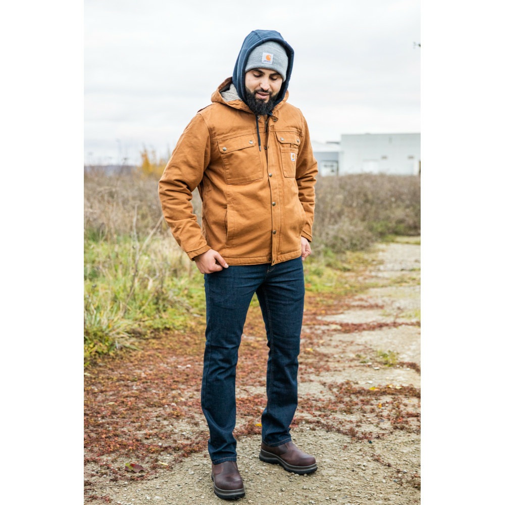 Blouson washed duck barlett txl marron carhartt s1103826brnxl