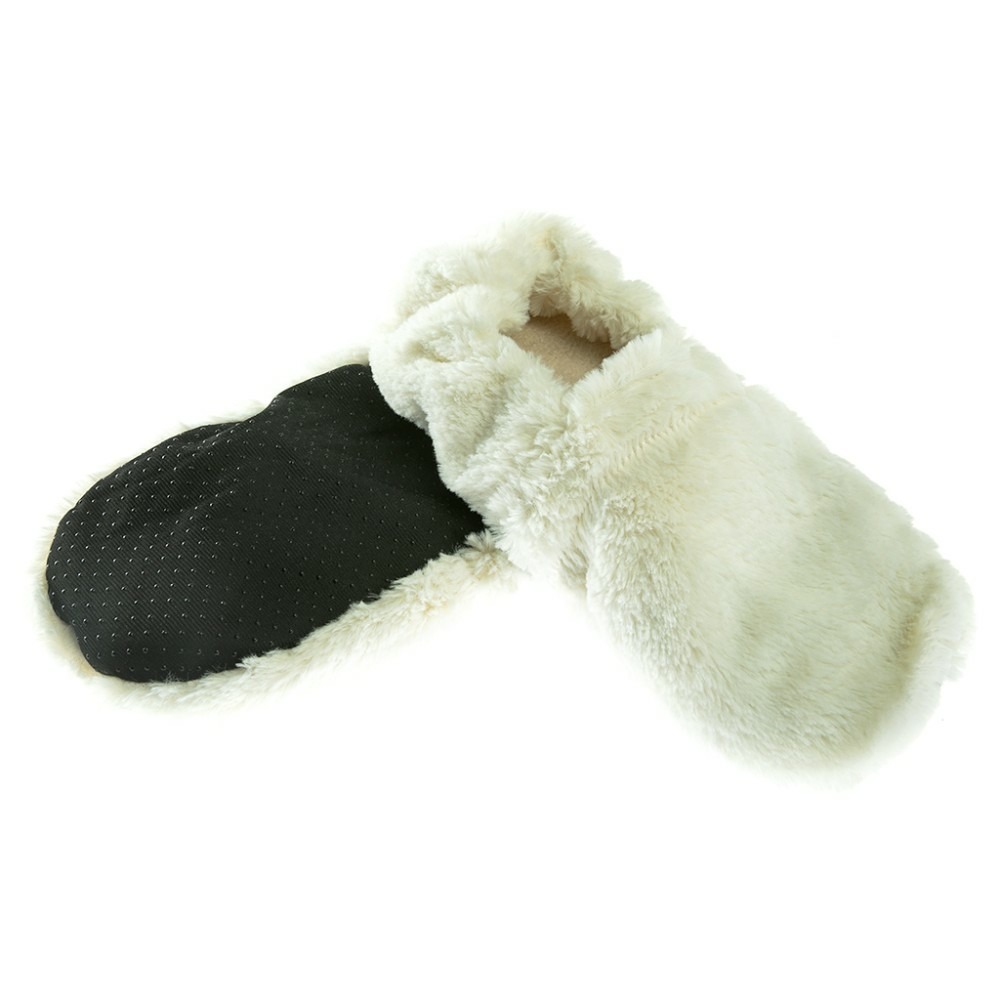 Chaussons bouillottes beiges