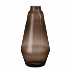 Mica decorations vase silva - 19x19x42 cm - verre - marron