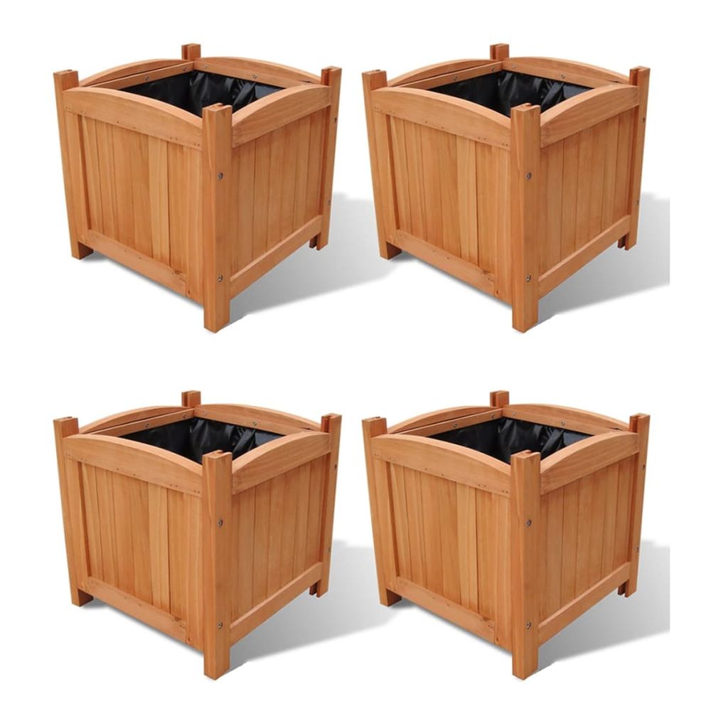 JARDINIERE 4 PCS 30 X 30 X 30-(866190)