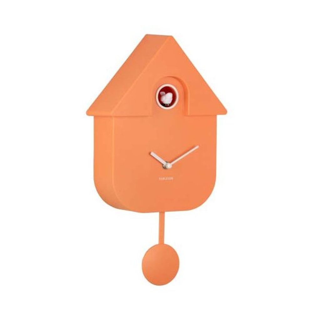 Horloge murale moderne cuckoo orange