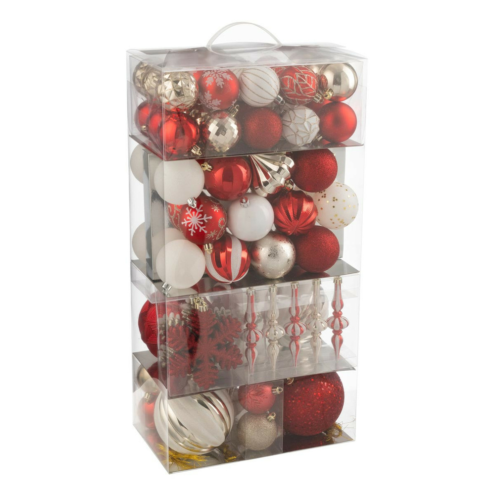 Lot de 80 boules de noël 