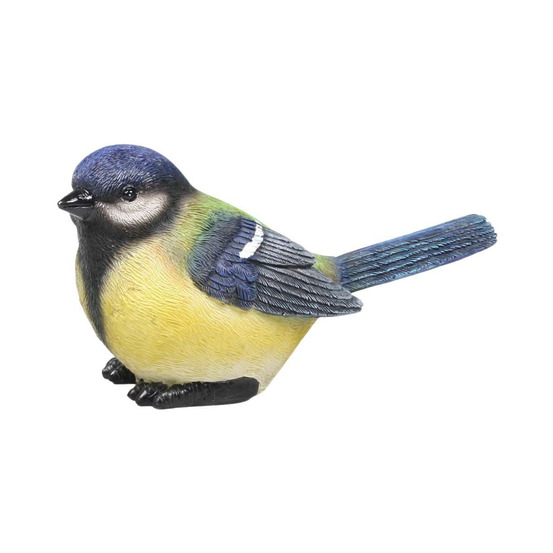 Oiseau mésange charbonnière en résine 20 x 10 x 12 cm