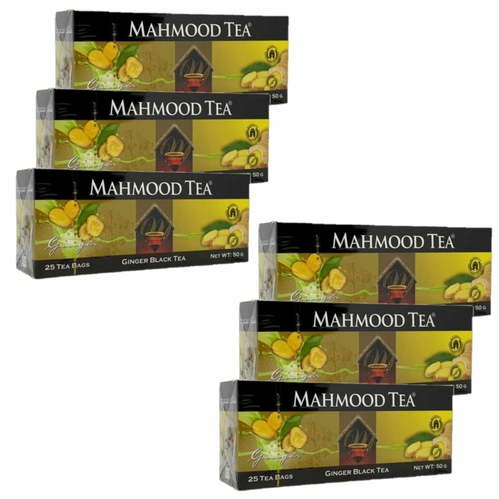 Thé noir ceylan au gingembre - 25 sachets - boîte 50g