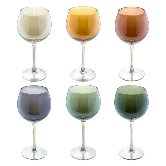 Lot de 6 verres à vin