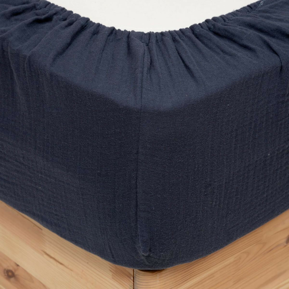 Drap housse en gaze de coton 