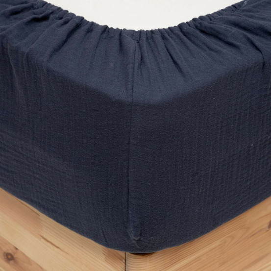 Drap housse en gaze de coton