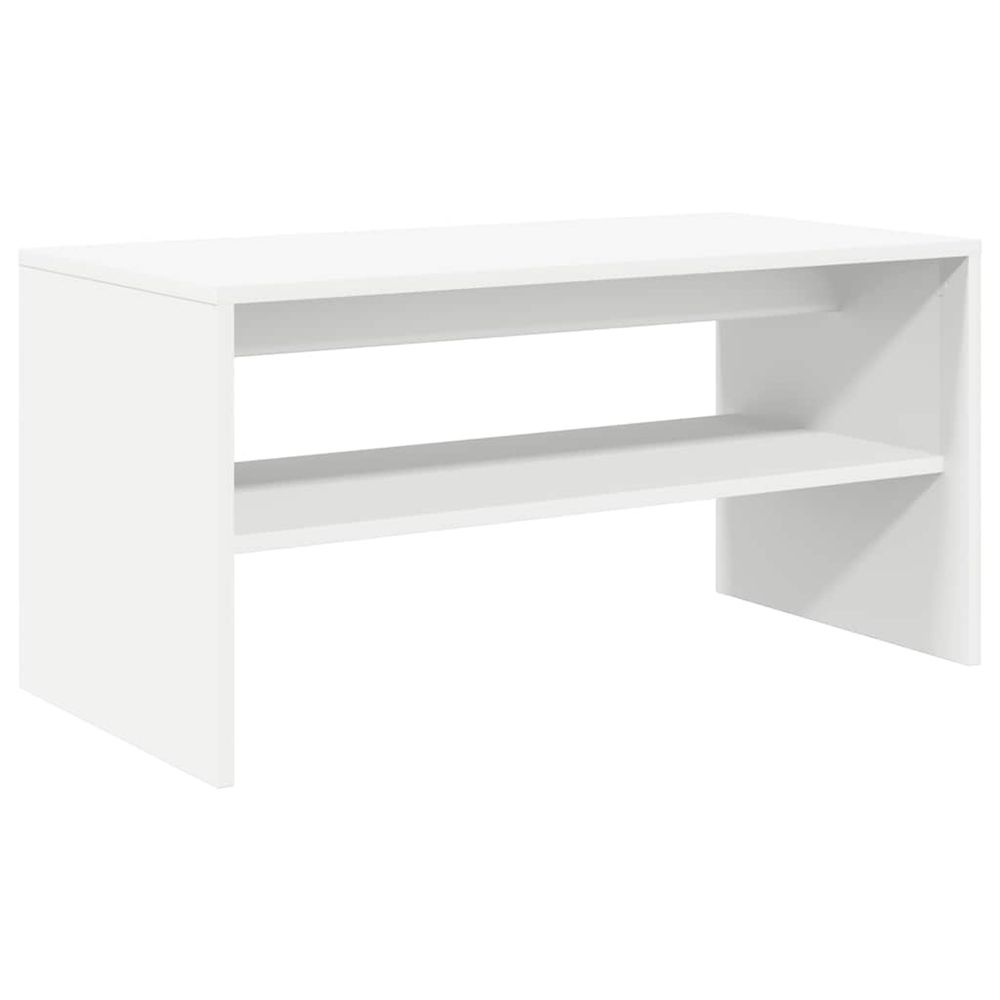 Meuble tv blanc 80 x 40 x 40 cm aggloméré