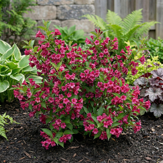 Weigela florida big love - plante de jardin - h. 30-50 cm