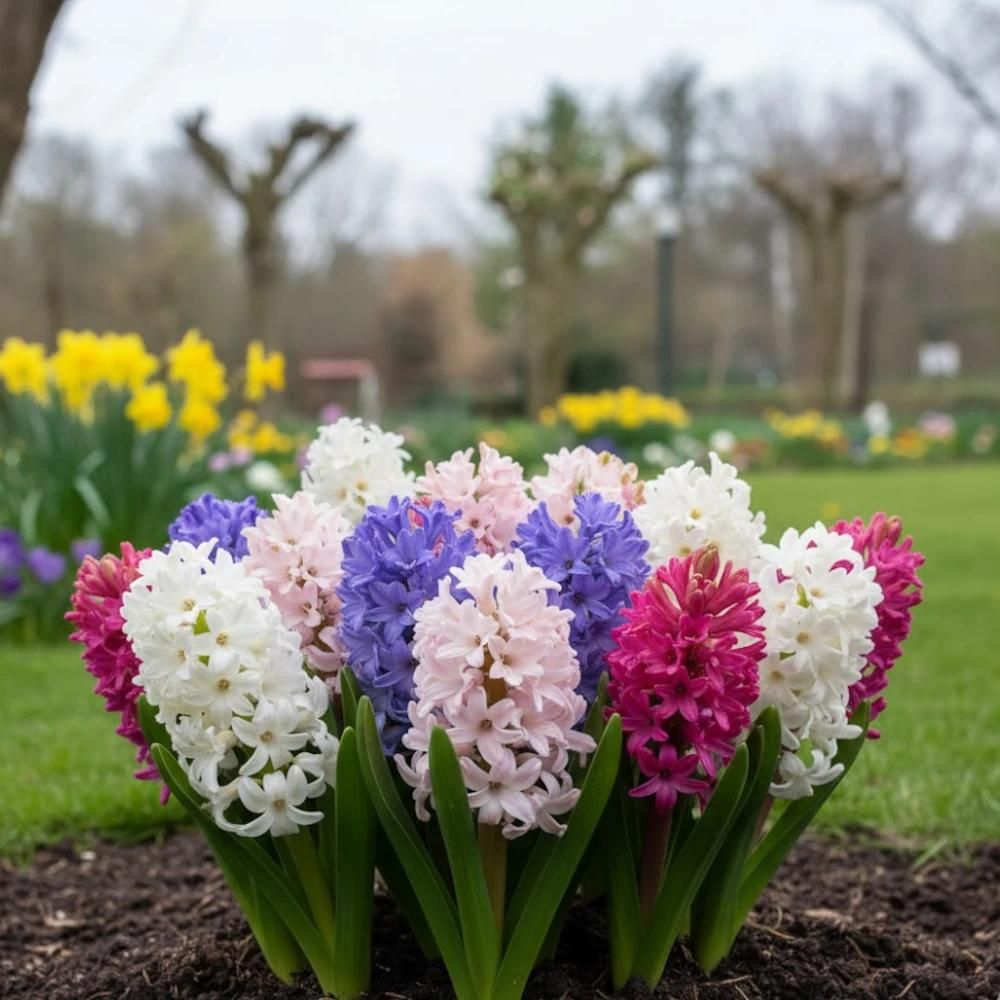 Bulbe de jacinthes variées sachet de 10 bulbes