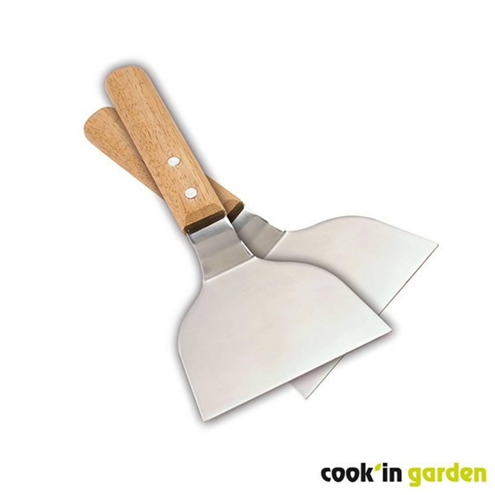 Set de 2 spatules pour plancha cook'in garden