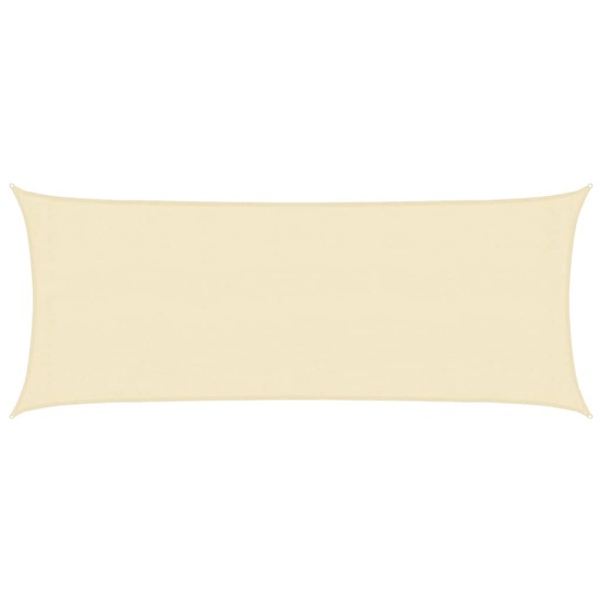 Voile d'ombrage 160 g/m² crème 2x5 m pehd