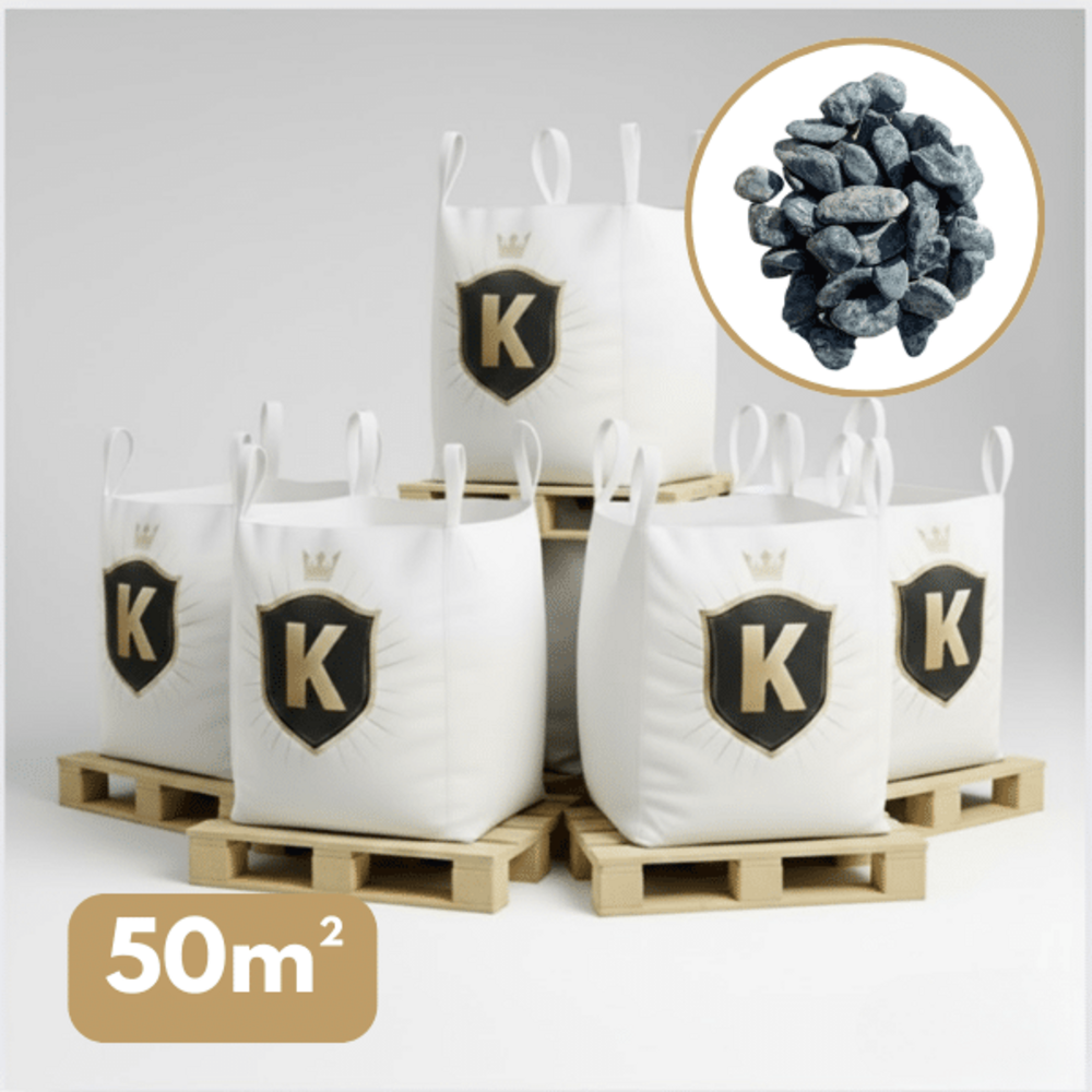 Galet marbre vert 40/60 mm – pack 5 big bag +/- 1,5t – 50 m²