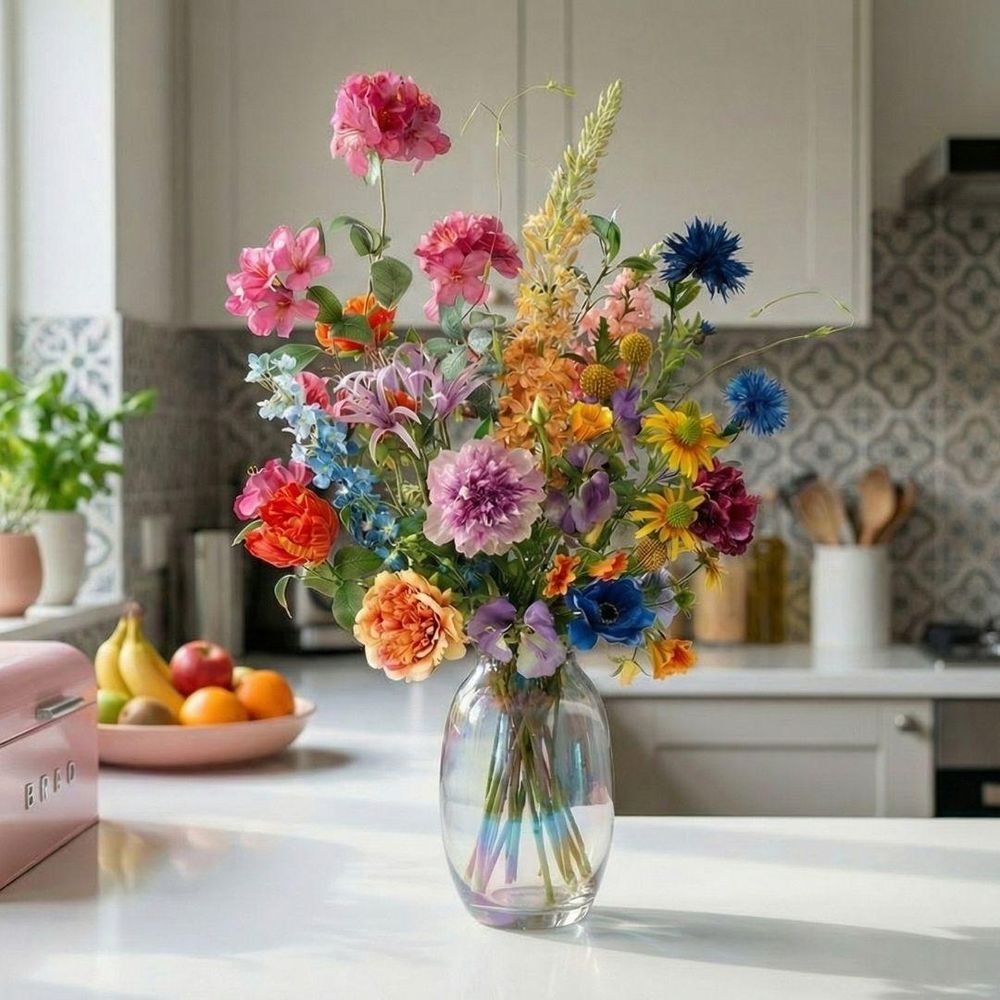 Fleurs artificielles bouquet - summer garden deluxe