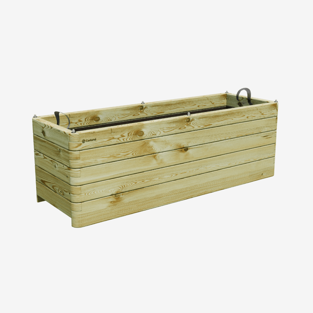 Bac a fleurs rectangulaire 208l