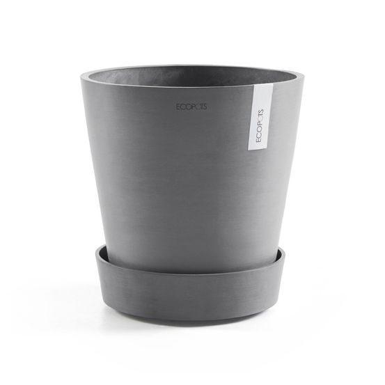 Support à roulettes wheels 30 gris - ø 28,7 x h. 8,3 cm