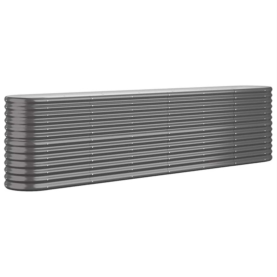 Lit surélevé de jardin acier galvanisé anthracite