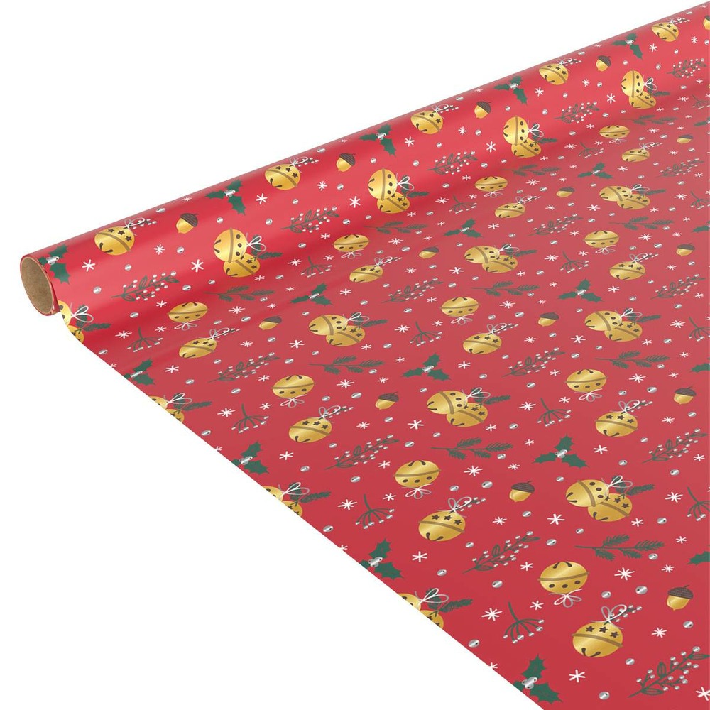 Papier cadeau traditionnel 1000x100cm assorti
