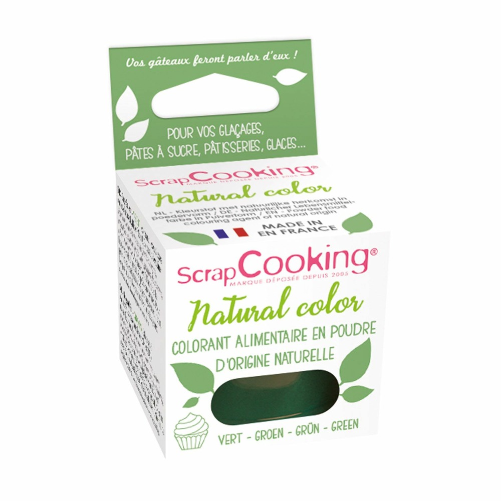 Colorant alimentaire naturel vert