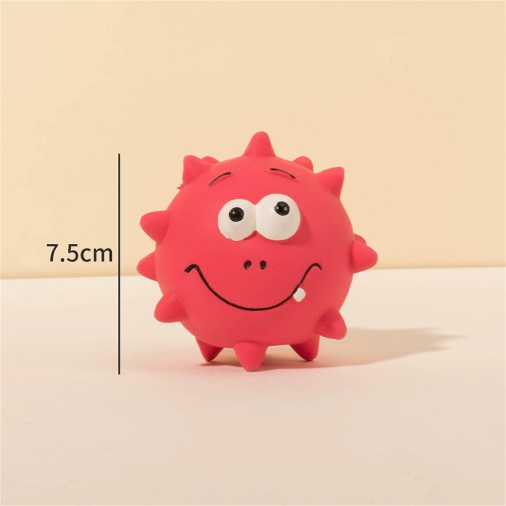 Dtopbuyage jouet en latex épineux pour chien